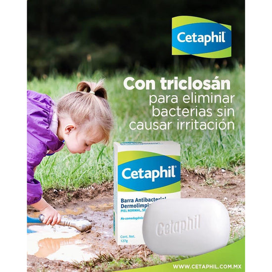 GALDERMA Cetaphil Barra Antibacterial Dermolimpiadora, 127gr