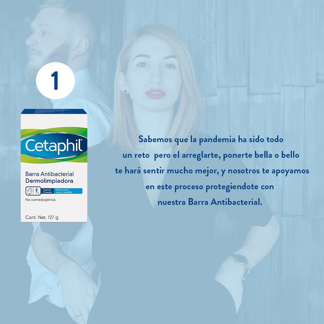 GALDERMA Cetaphil Barra Antibacterial Dermolimpiadora, 127gr