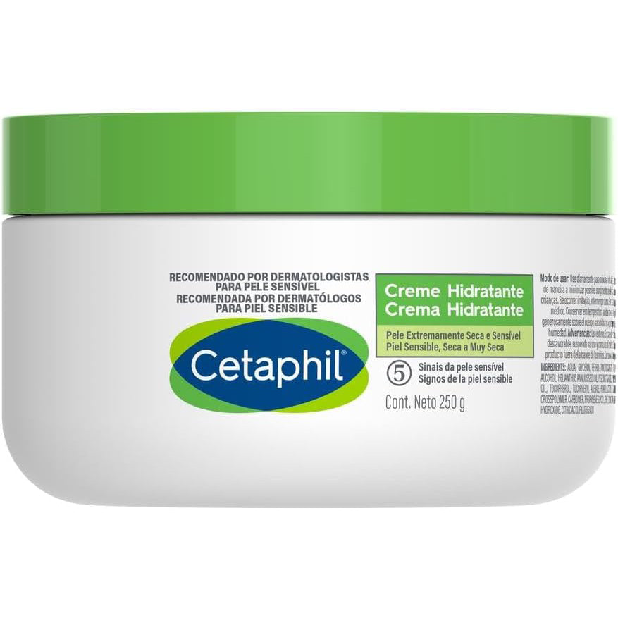 GALDERMA Cetaphil Crema Hidratación Intensa por 48 Horas. Piel Muy Seca, 250g