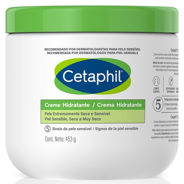 GALDERMA Cetaphil Crema Hidratación Intensa por 48 Horas. Piel Muy Seca, 453g