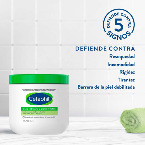 GALDERMA Cetaphil Crema Hidratación Intensa por 48 Horas. Piel Muy Seca, 453g