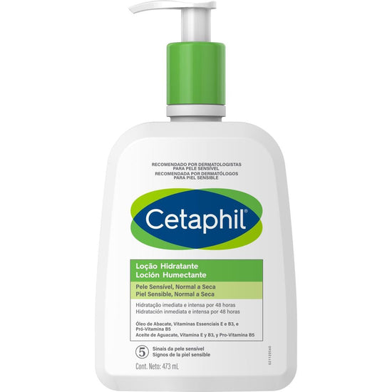 GALDERMA Cetaphil Loción Humectante, Piel Sensible, Normal a Seca, 473ml