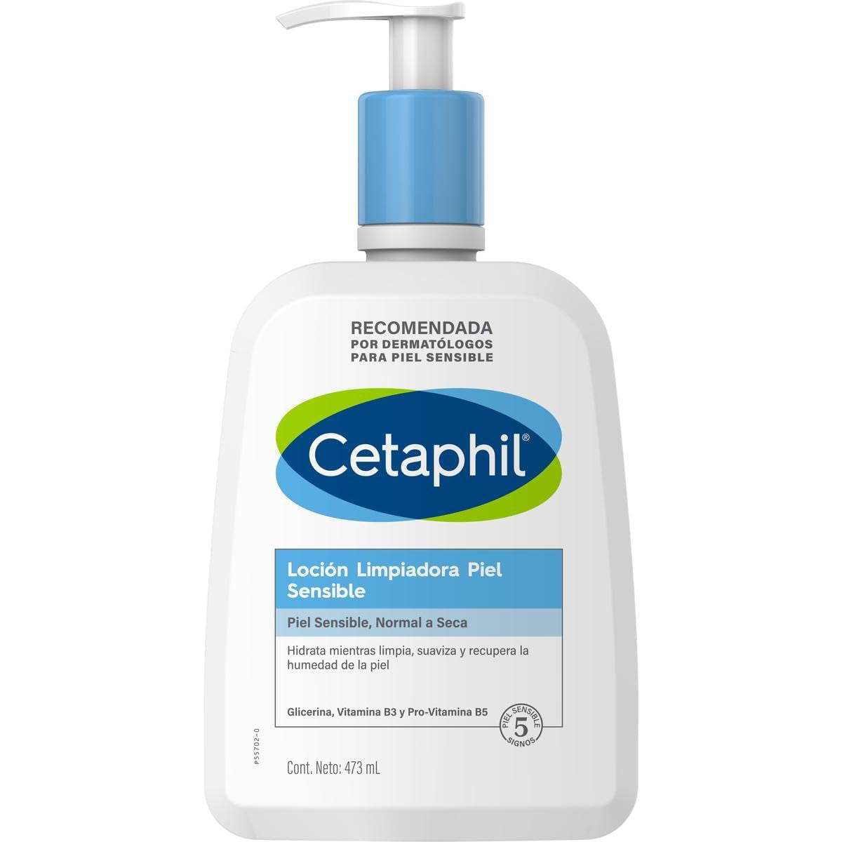 GALDERMA Cetaphil Loción Corporal y Facial Limpiadora Piel Sensible, 473ml