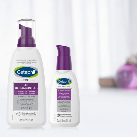 GALDERMA Cetaphil PRO AC Dermacontrol, Espuma de Limpieza Facial, 236ml