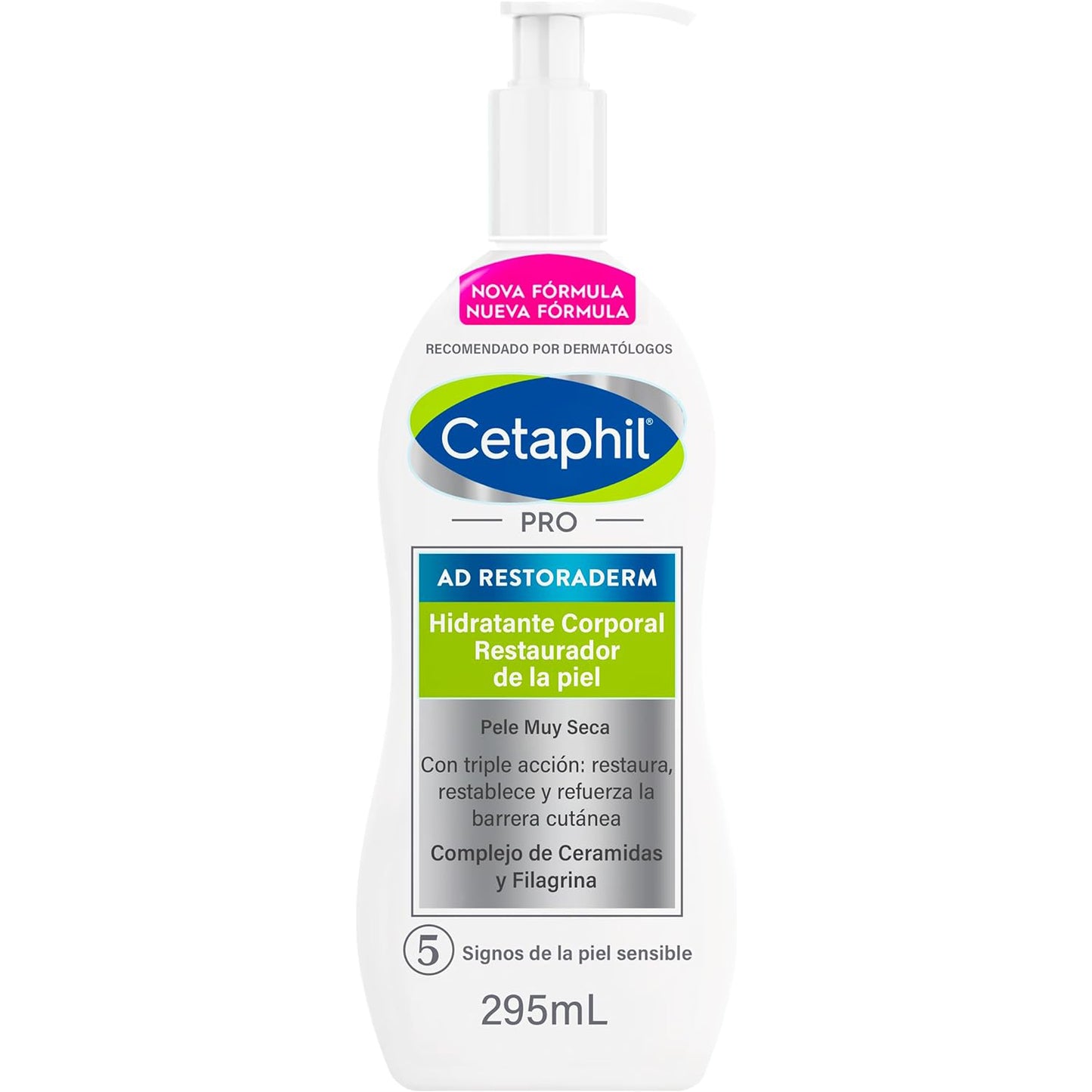 GALDERMA Cetaphil PRO AD Restoraderm Loción Calmante Corporal, 295ml