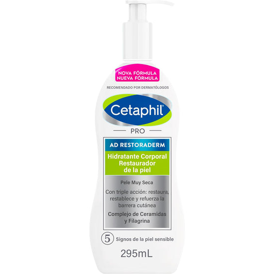 GALDERMA Cetaphil PRO AD Restoraderm Loción Calmante Corporal, 295ml