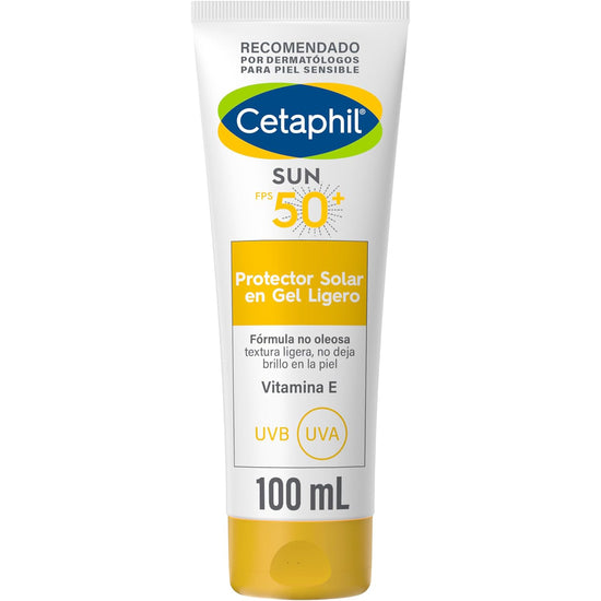 GALDERMA Cetaphil Sun FPS 50+ Protector Solar en Gel Ligero Hidratante, 100 ml