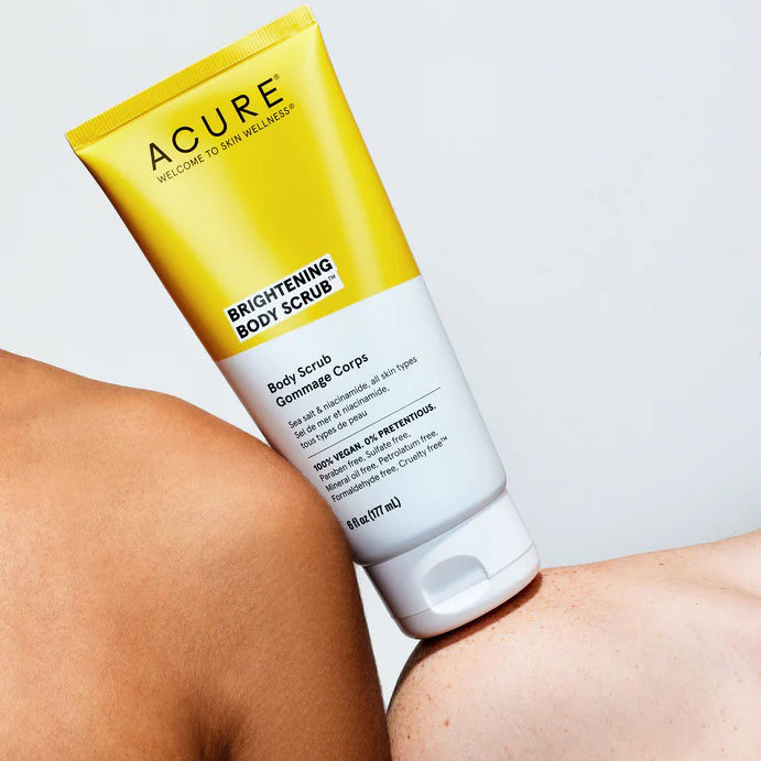 ACURE Brightening Body Scrub, Exfoliante Corporal Iluminador 177ml