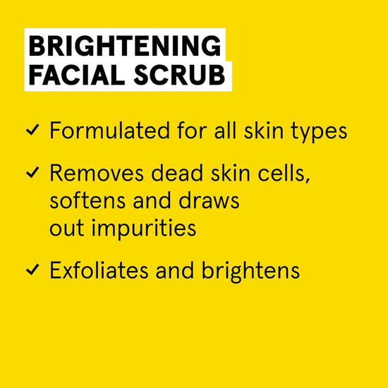 ACURE Brightening Facial Scrub, Exfoliante Facial Iluminador 118ml