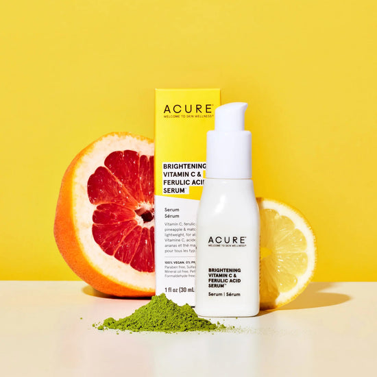 ACURE Brightening Vitamin C & Ferulic Acid Serum, Suero iluminador 30ml