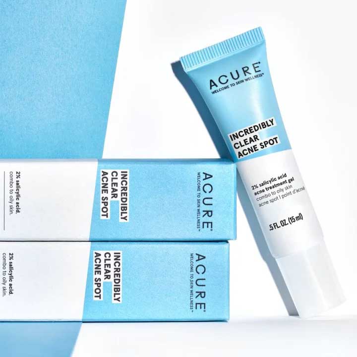 ACURE Incredibly Clear Acne Spot, Tratamiento para Acné 14.7ml