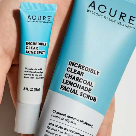 ACURE Incredibly Clear Charcoal Lemonade Facial Scrub 118ml