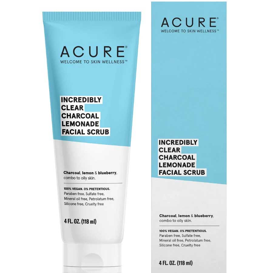 ACURE Incredibly Clear Charcoal Lemonade Facial Scrub 118ml