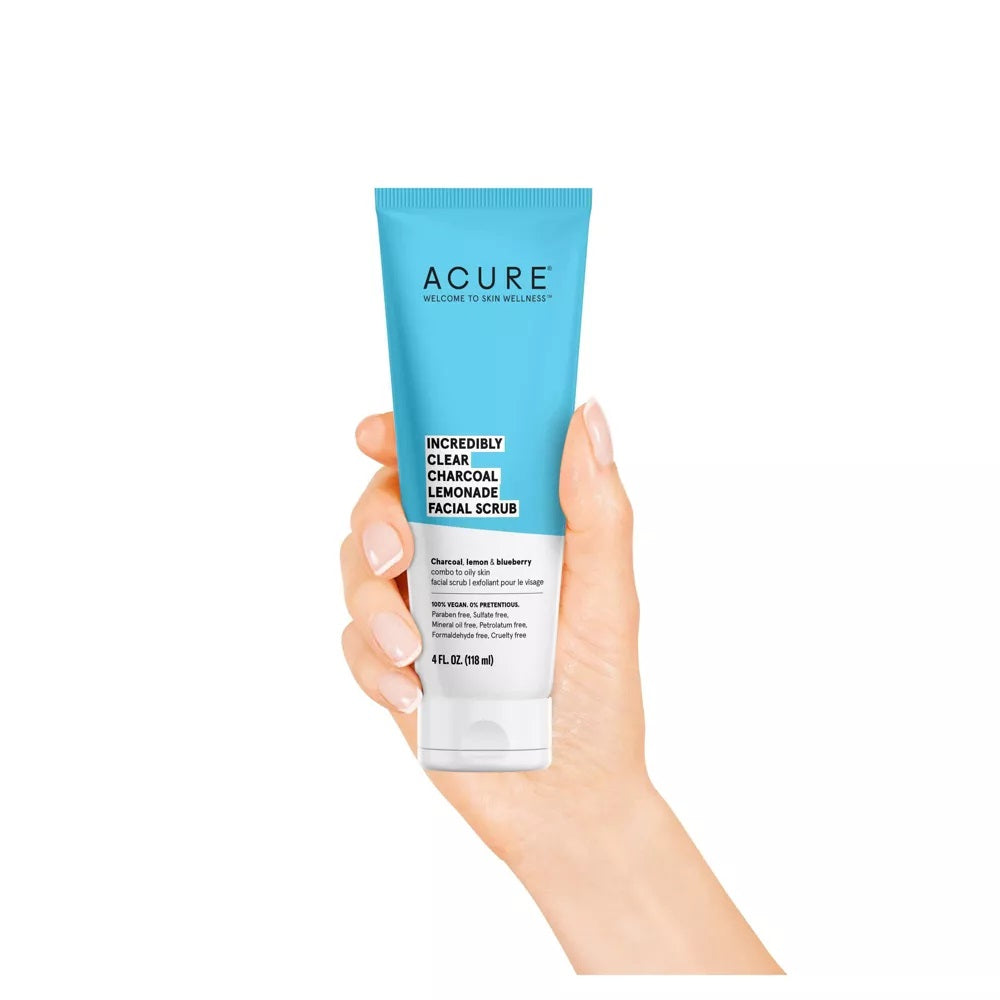 ACURE Incredibly Clear Charcoal Lemonade Facial Scrub 118ml