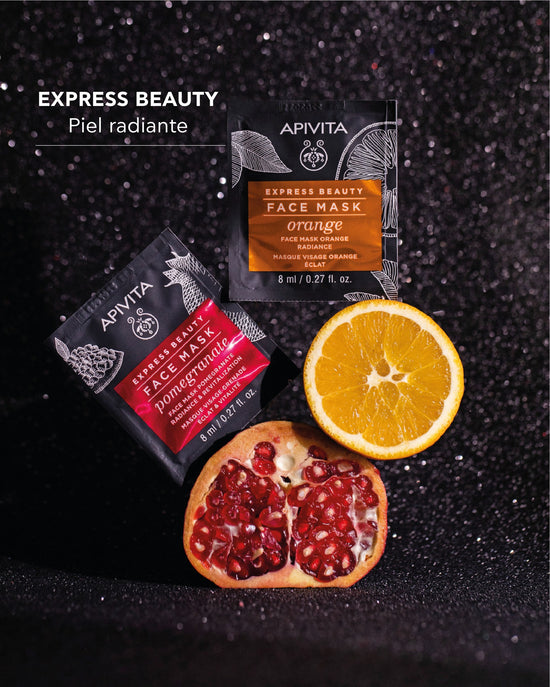 APIVITA Express Beauty Pomegranate Face Mask, Mascarilla con Granada