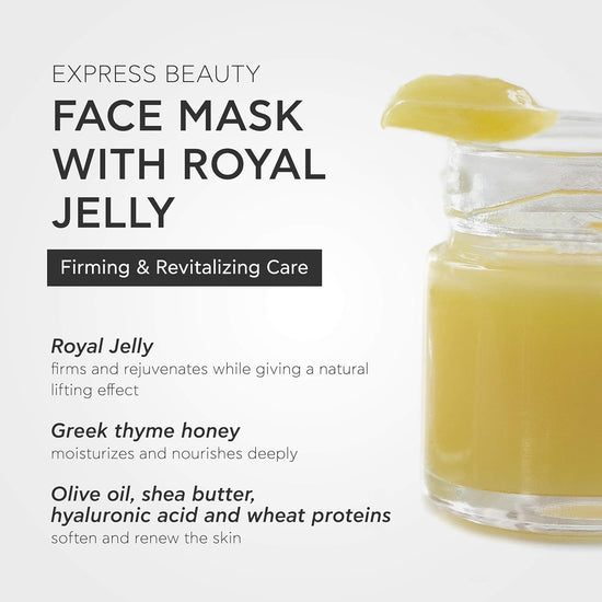 APIVITA Express Beauty Royal Jelly Face Mask, Mascarilla Facial con Jalea Real