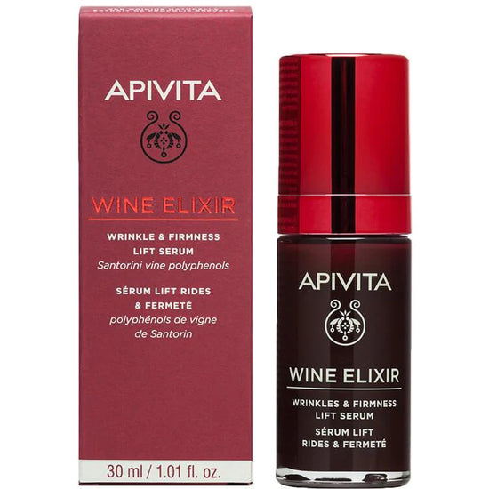 APIVITA Wine Elixir Wrinkle & Lift Serum, Suero antiarrugas y lifting Elixir de Vino