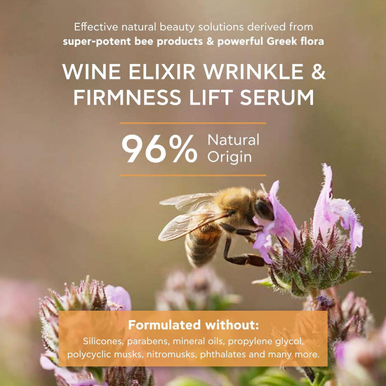 APIVITA Wine Elixir Wrinkle & Lift Serum, Suero antiarrugas y lifting Elixir de Vino