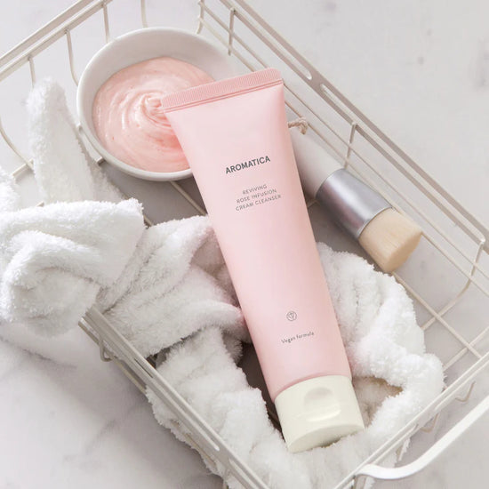 AROMATICA Reviving Rose Infusion Cream Cleanser, Crema Limpiadora 145gr