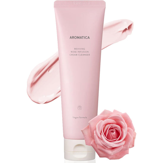 AROMATICA Reviving Rose Infusion Cream Cleanser, Crema Limpiadora 145gr