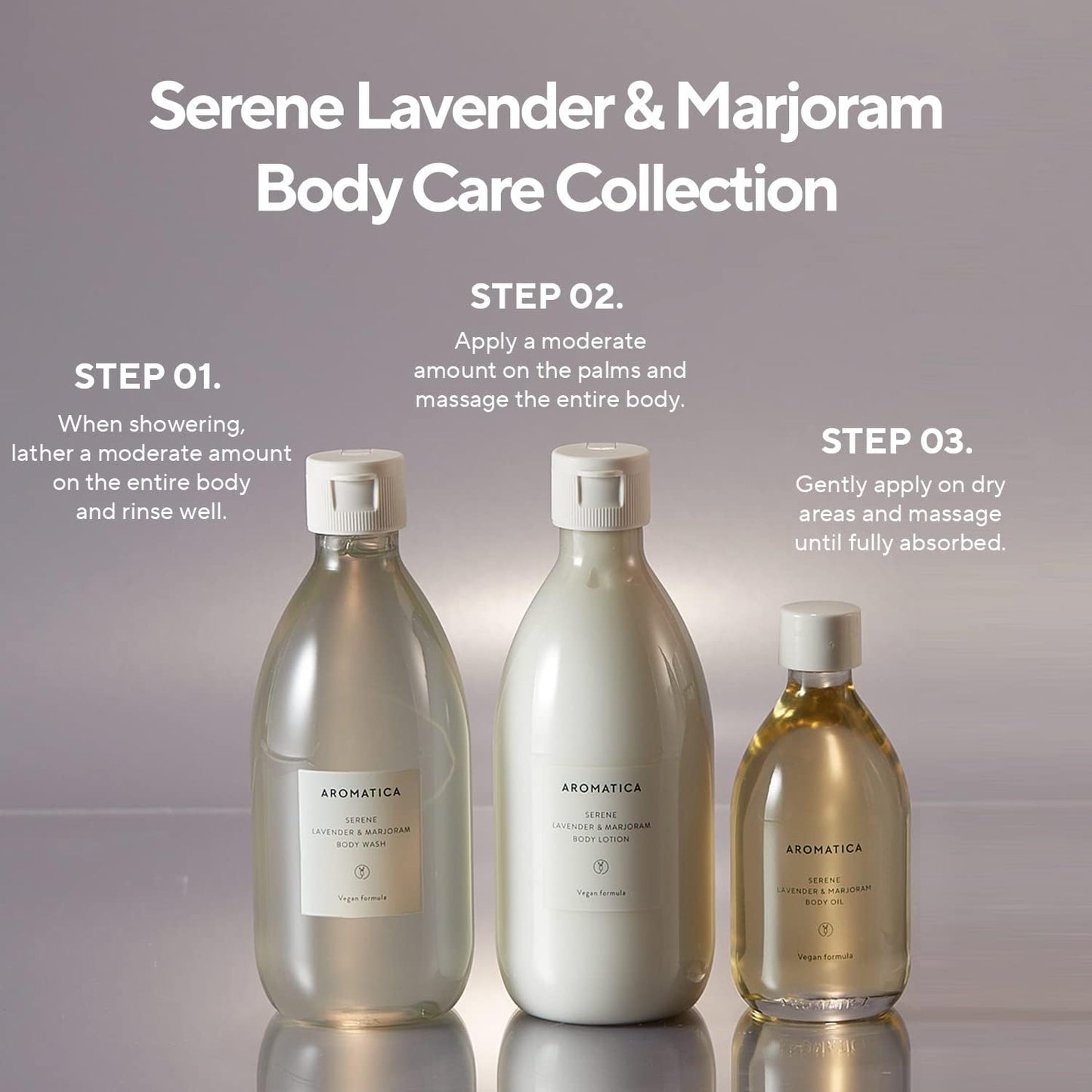 AROMATICA Serene Lavender & Marjoram Body Oil, Aceite Corporal 100ml