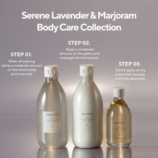 AROMATICA Serene Lavender & Marjoram Body Oil, Aceite Corporal 100ml