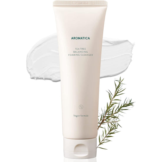 AROMATICA Tea Tree Balancing Foaming Cleanser, Limpiador Espumoso 180ml