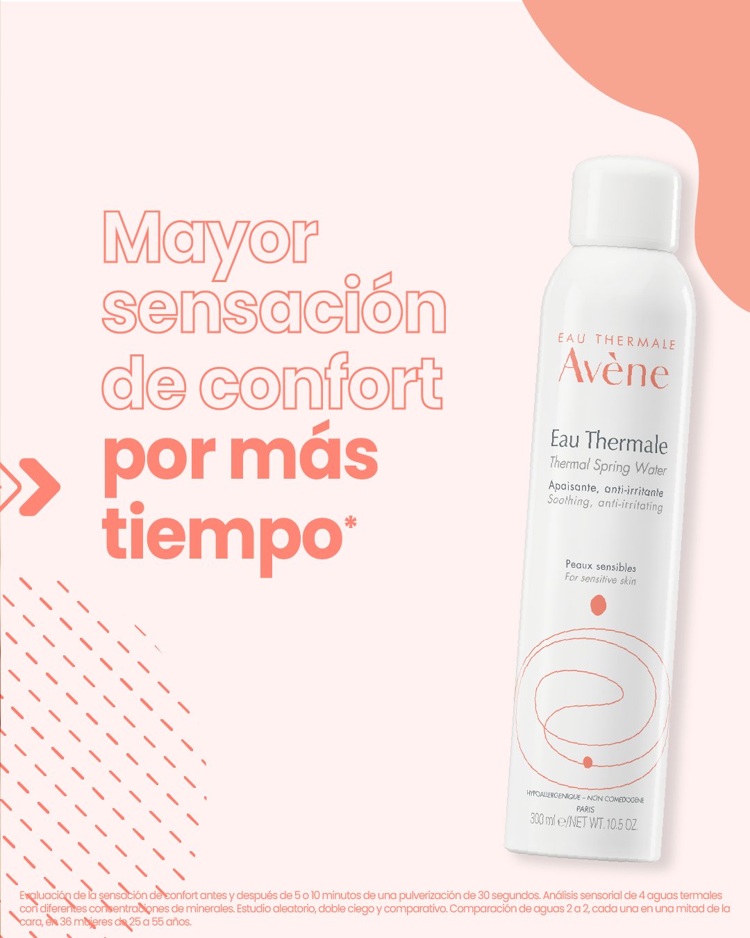 AVÈNE Eau Thermale, Agua Termal Spray Calmante Instantáneo