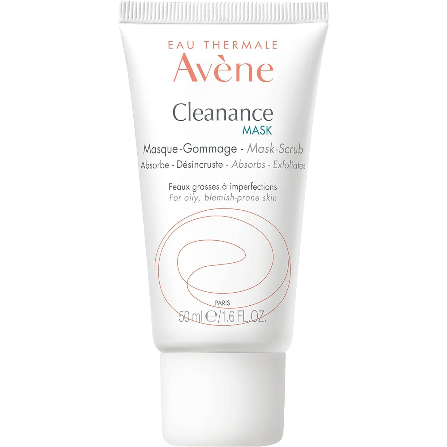 AVÈNE Cleanance Mask, Mascarilla Exfoliante para Piel Grasa 50ml