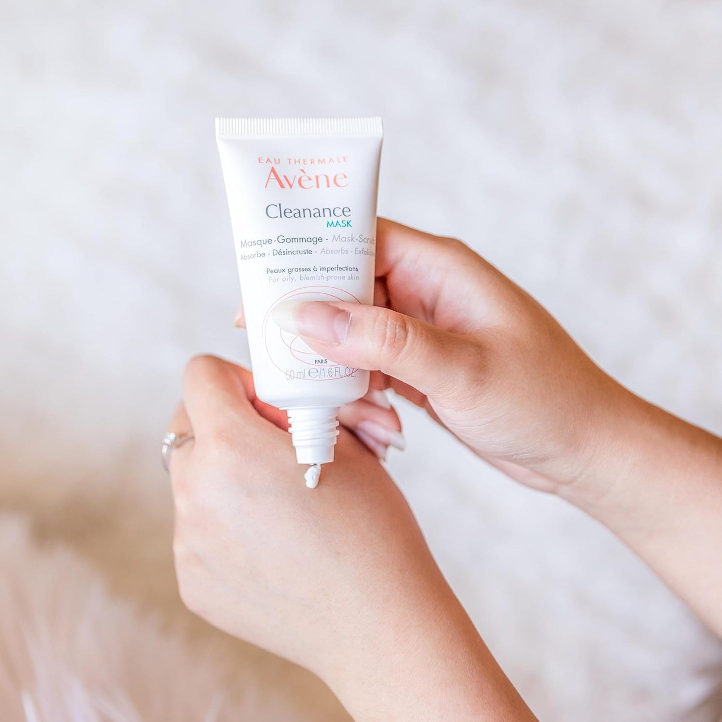 AVÈNE Cleanance Mask, Mascarilla Exfoliante para Piel Grasa 50ml