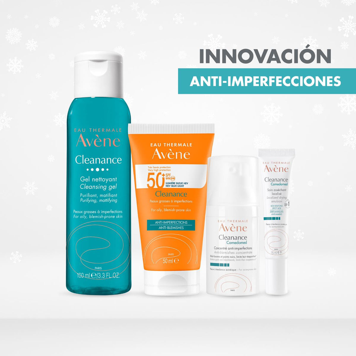 AVÈNE Cleanance Solar FPS 50+ Protector Solar con Color – SkinVanity