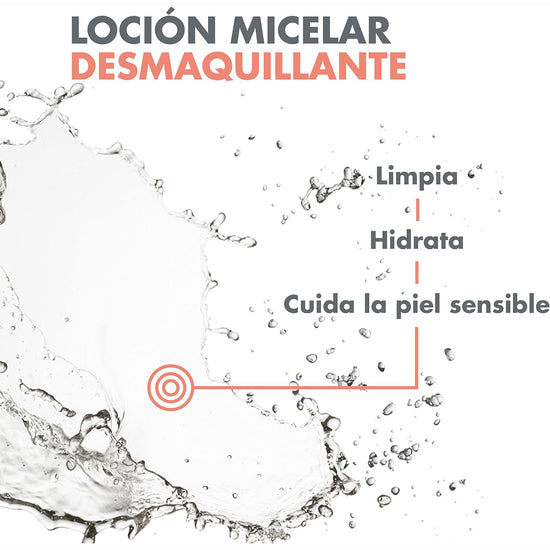 AVÈNE Locion Micelar Desmaquillante, Limpia y Calma la Piel Sensible 200ml