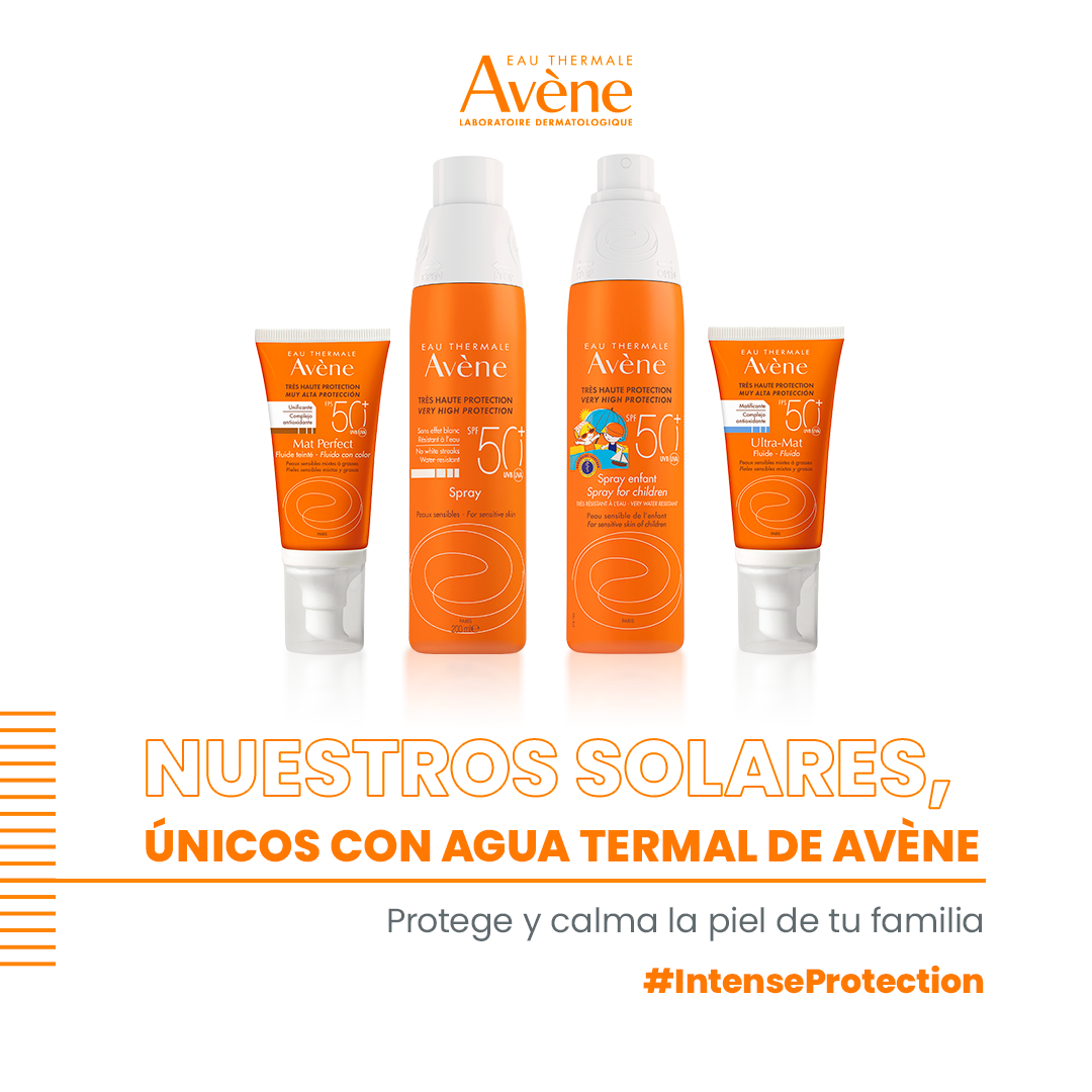 AVÈNE Protector Solar Mat Perfect Fluido con Color FPS 50, 50ml