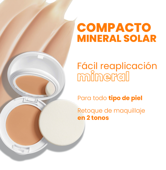 AVÈNE Maquillaje Compacto Mineral FPS 50, Tono Arena 10gr