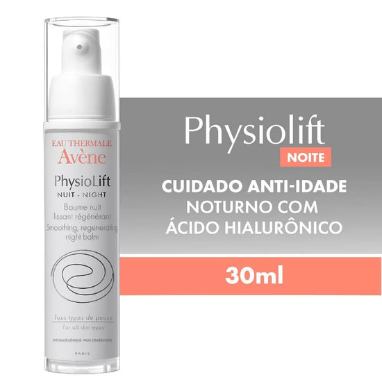 AVÈNE PhysioLift Bálsamo de Noche Regenerador, Suavizante Reafirmante 30ml