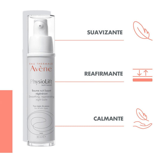 AVÈNE PhysioLift Bálsamo de Noche Regenerador, Suavizante Reafirmante 30ml