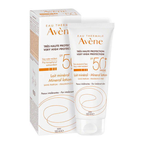 AVÈNE Protector Solar Leche Mineral FPS 50, 100ml