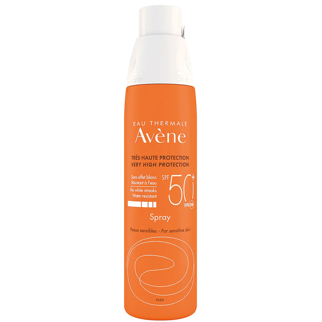 AVÈNE Protector Solar Facial y Corporal en Spray SPF 50, 200ml