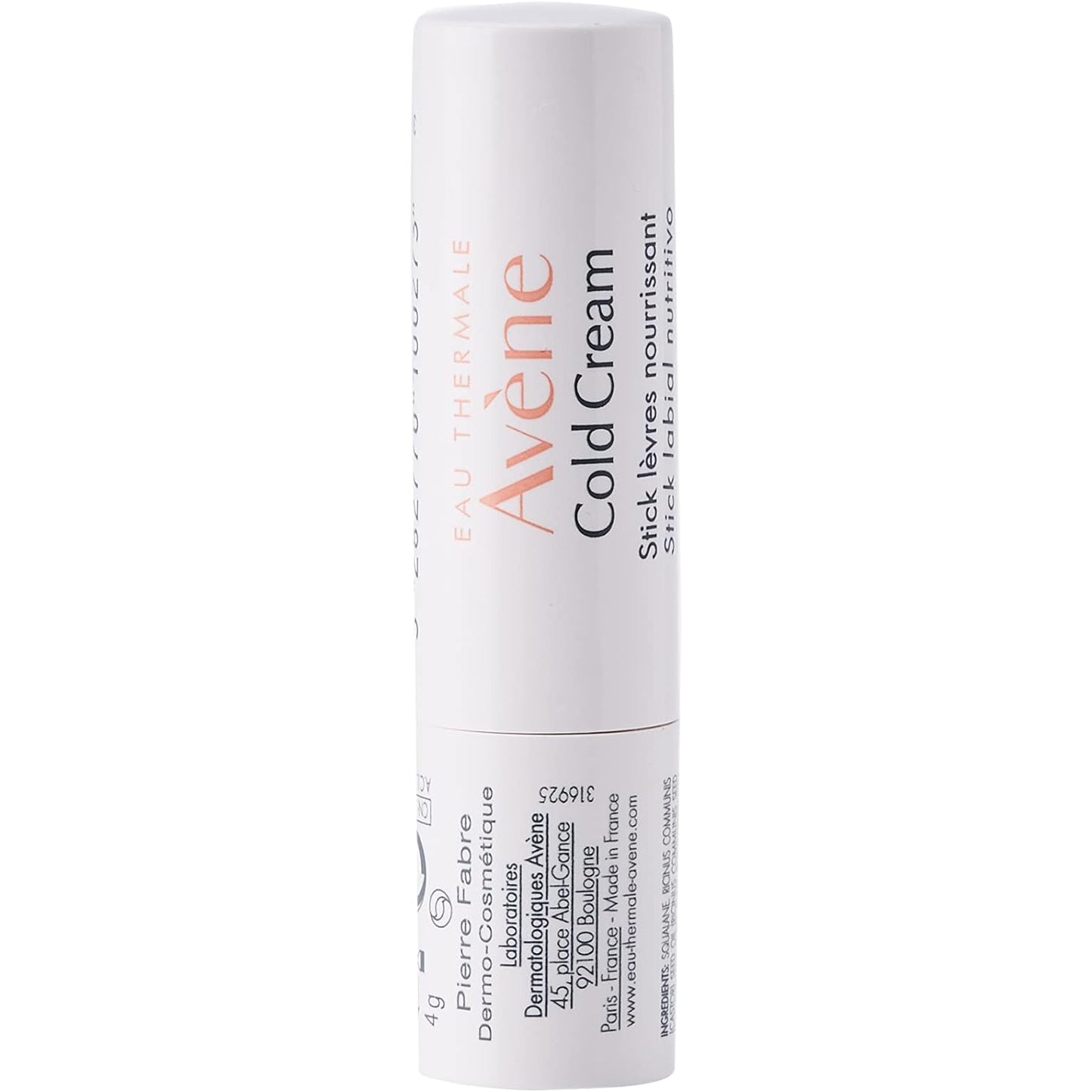 AVÈNE Stick Labial Cold Cream, Bálsamo Labial Reconfortante 4gr