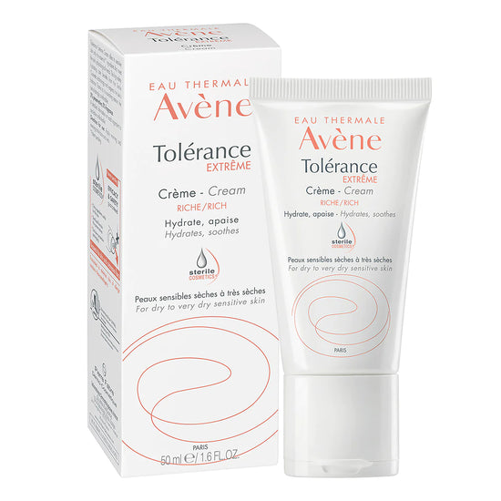 AVÈNE Tolerance Extreme, Crema Hidratante y Calmante Para piel Sensible, 50ml