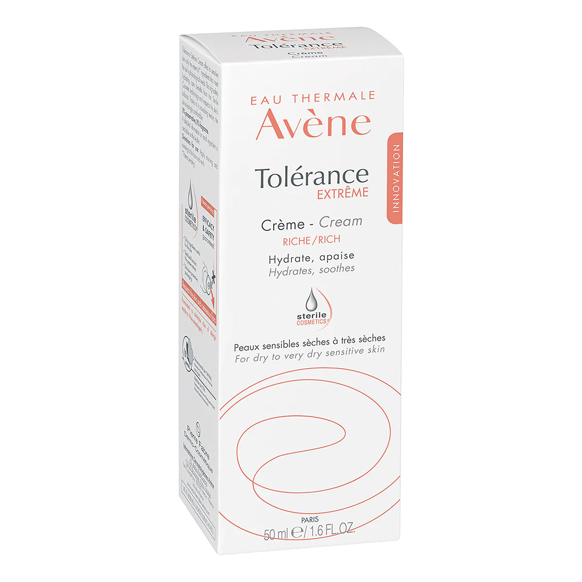 AVÈNE Tolerance Extreme, Crema Hidratante y Calmante Para piel Sensible, 50ml