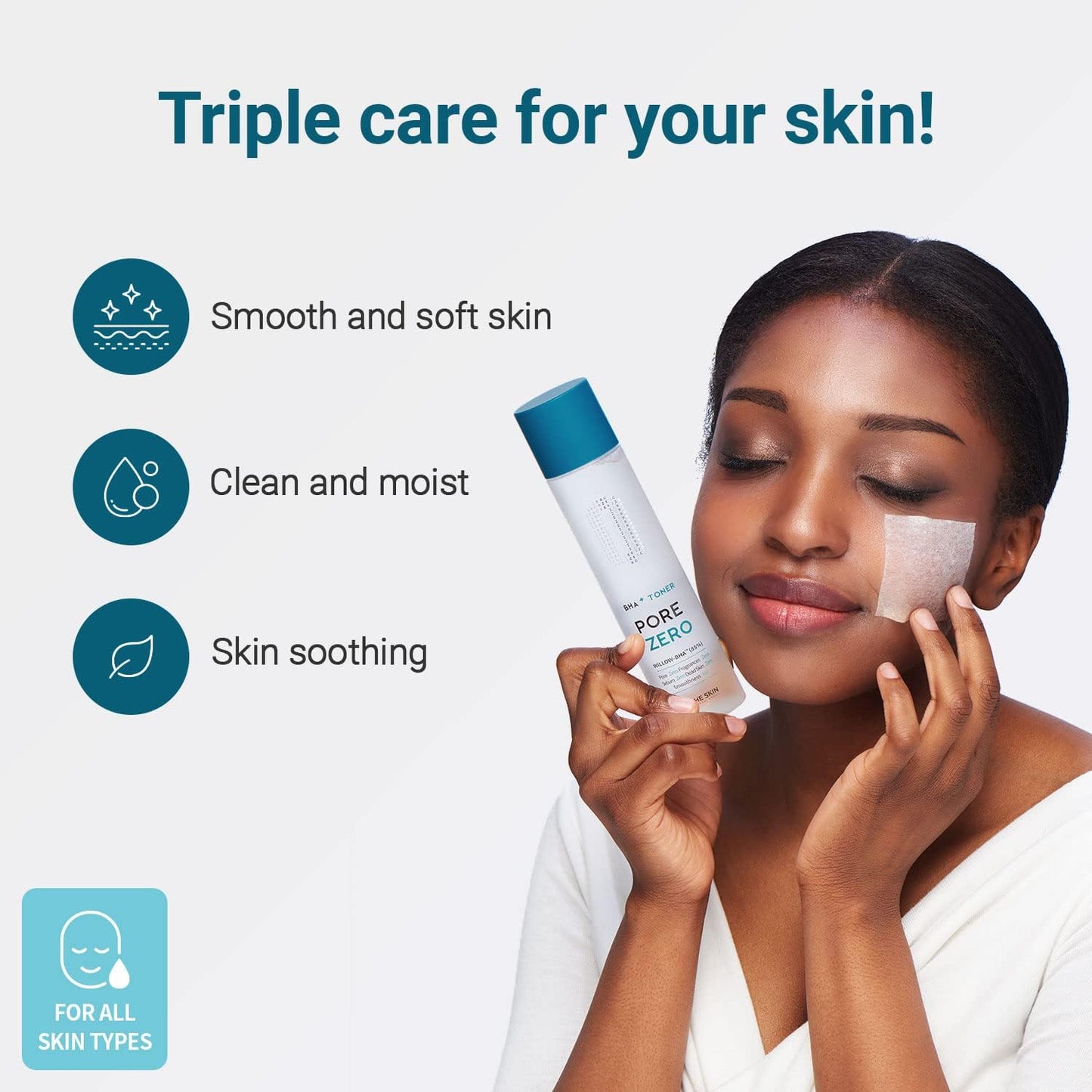 BE THE SKIN BHA+ Pore Zero Toner, Tónico Facial 150ml