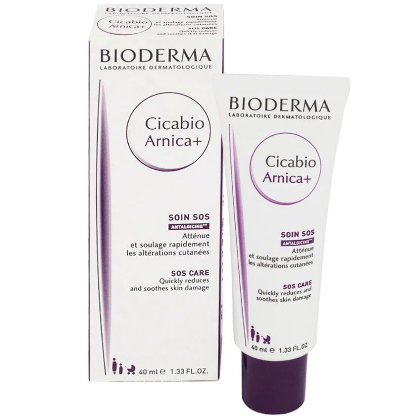 BIODERMA Cicabio Arnica+ Crema, Reabsorbe Hinchazón y Moretones, 40ml