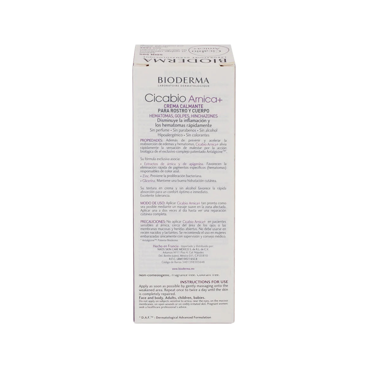 BIODERMA Cicabio Arnica+ Crema, Reabsorbe Hinchazón y Moretones, 40ml