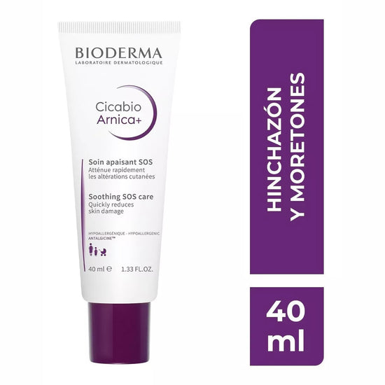 BIODERMA Cicabio Arnica+ Crema, Reabsorbe Hinchazón y Moretones, 40ml