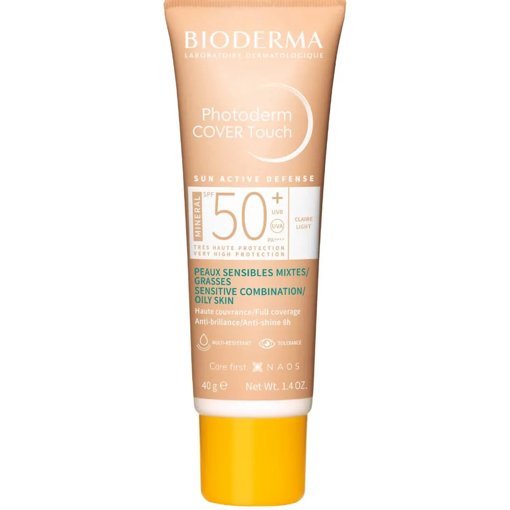 BIODERMA Protector Solar Photoderm COVER Touch MINERAL FPS 50, Claro