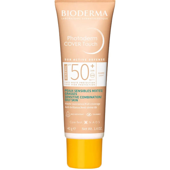 BIODERMA Protector Solar Photoderm COVER Touch MINERAL FPS 50, Claro