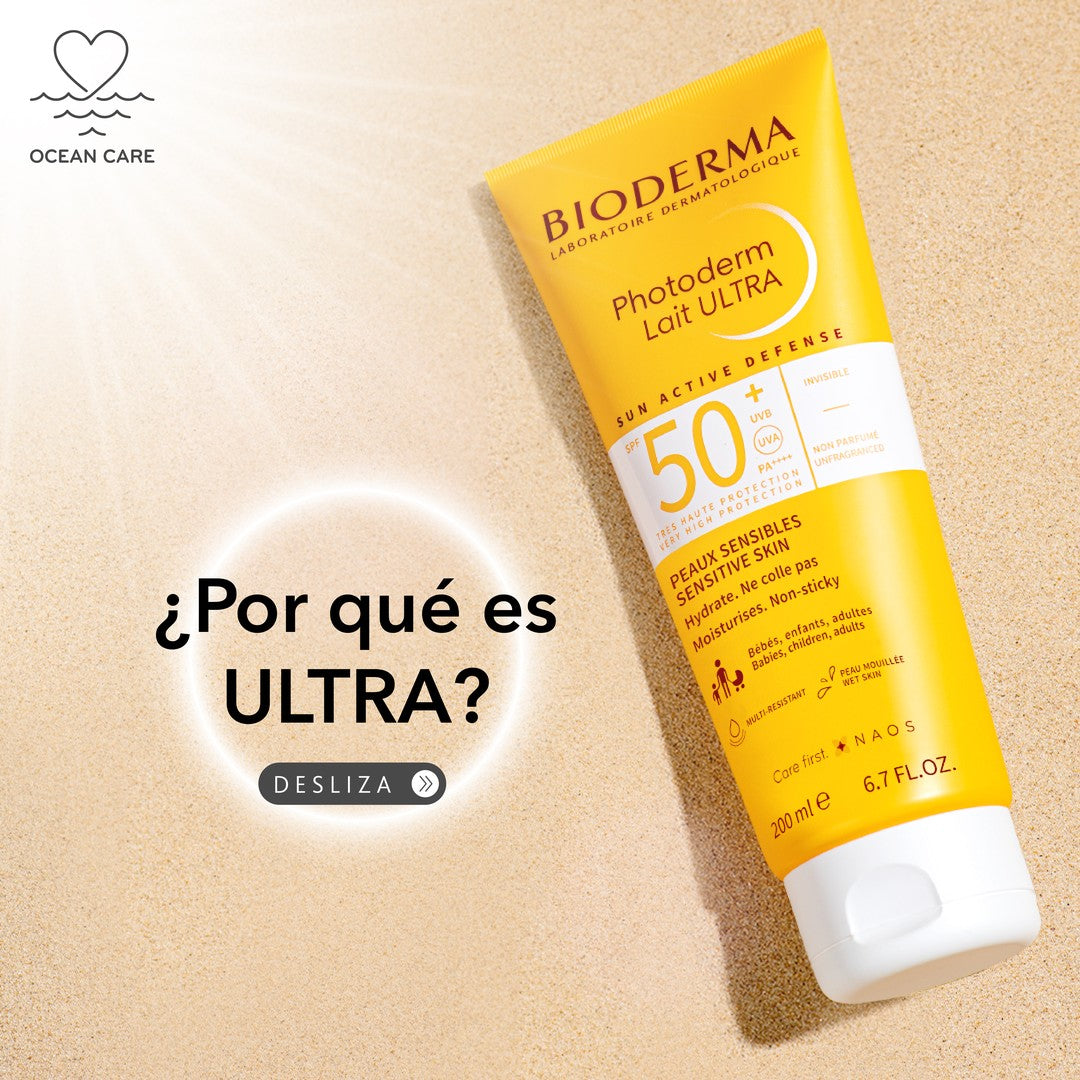 BIODERMA Protector Solar Photoderm Leche ULTRA para Toda la Familia FPS 50