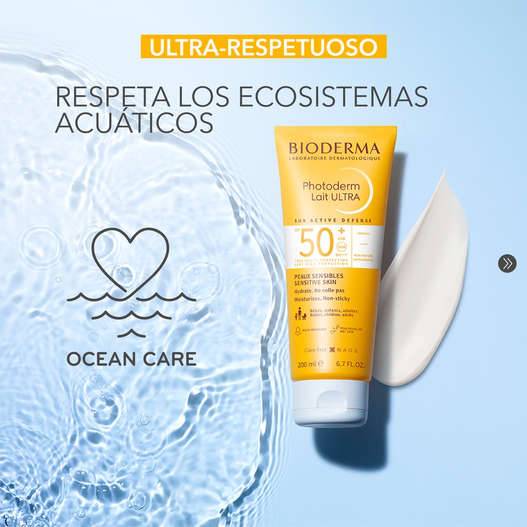 BIODERMA Protector Solar Photoderm Leche ULTRA para Toda la Familia FPS 50