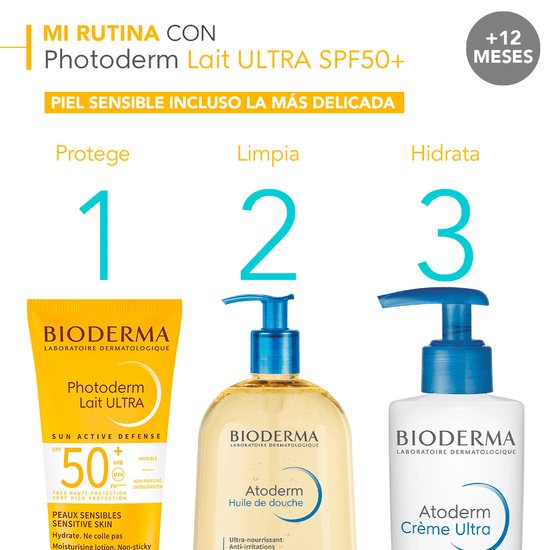 BIODERMA Protector Solar Photoderm Leche ULTRA para Toda la Familia FPS 50